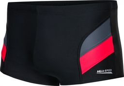  Aqua-Speed Spodenki pływackie ARON czarno-czerwone M-5XL Aqua Speed Rozmiar 4XL