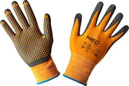  Neo Rękawice robocze (Rękawice robocze, nylonowe, pokryte kropkami z nitylu, 4131X, rozmiar 10)