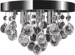 Lampa sufitowa Lumes Lampa sufitowa glamour z kryształkami - E972-Silvos