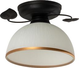 Lampa sufitowa Lumes Szklana lampa sufitowa retro E952-Tanzanix - czarny
