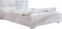  Elior Podwójne łóżko z pojemnikiem 160x200 - Oliban 2X + materac piankowy Contrix Superb