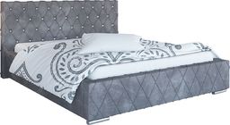  Elior Pojedyncze łóżko tapicerowane 90x200 - Loban 3X + materac kokosowy Contrix Double Coco