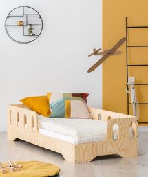  Elior Prawostronne łóżko drewniane dziecięce 16 rozmiarów - Filo 2X 80x180cm