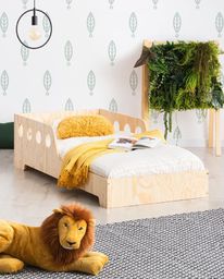  Elior Drewniane dziecięce łóżko w stylu skandynawskim 16 rozmiarów - Filo 8X 90x190cm