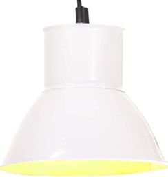 Lampa wisząca vidaXL Lampa wisząca, 25 W, biała, okrągła, 17 cm, E27