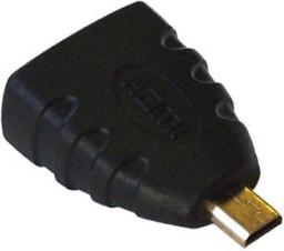 Adapter AV Art HDMI Micro - HDMI czarny (AL-OEM-53)