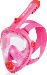 Aqua-Speed Maska do nurkowania pełnotwarzowa SPECTRA 2.0 KID różowa Rozmiar L