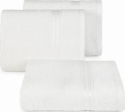  Eurofirany Ręcznik z bordiurą podkreśloną błyszczącą nicią 30X50 Biały