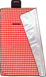 Meteor Koc piknikowy 170x200 cm czerwono-biała krata Meteor
