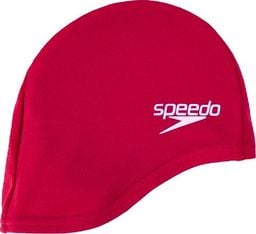  Speedo Czepek pływacki JUNIOR POLYESTER CAP czerwony Speedo