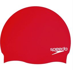  Speedo Czepek pływacki JUNIOR PLAIN MOULDED czerwony Speedo