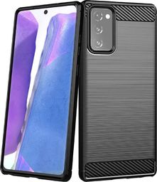 Hurtel Carbon Case elastyczne etui pokrowiec Samsung Galaxy Note 20 czarny