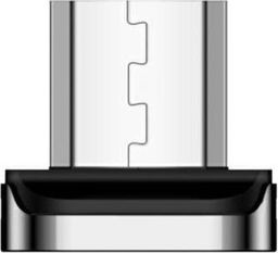  Usams USAMS Adapter magnetyczny U28 micro USB bulk srebrny/silver SJ325MCTA
