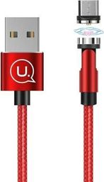 Kabel USB Usams USB-A - microUSB 1 m Czerwony (109580)
