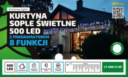 Lampki choinkowe Multimix.pl 500 LED białe ciepło-zimne