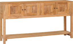  vidaXL Szafka boczna, 140x30x75 cm, lite drewno tekowe