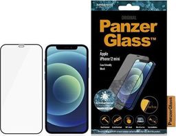  PanzerGlass Szkło hartowane antybakteryjne E2E Super+ do iPhone 12 Mini (2710)