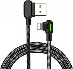 Kabel USB Mcdodo USB-A - Lightning 0.5 m Czarny (74605)