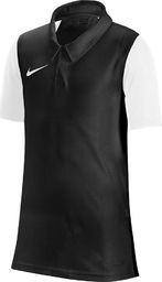  Nike Koszulka Nike Y Trophy IV JSY SS czarno-biała JUNIOR BV6749 010 : Rozmiar - XS
