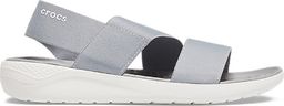 Crocs Sandały Damskie LiteRide Stretch Szare rozm. 41.5