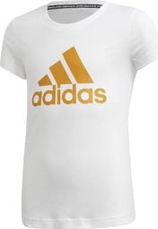  Adidas Koszulka dla dzieci adidas Yg Mh Bos Tee biała GE0962 : Rozmiar - 128cm