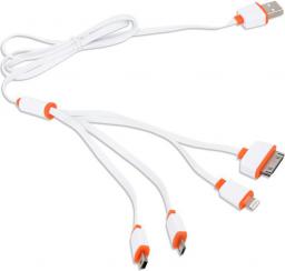 Kabel USB Omega USB-A - 1 m Pomarańczowy (OUCK4WO)