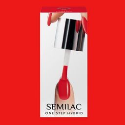 Semilac SEMILAC One Step Hybrid Scarlet 5ml S530 uniwersalny