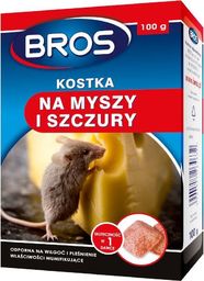  Bros Kostka na myszy i szczury BROS 100g - 100 g