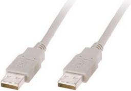 Kabel USB Mcab USB-A - USB-A 1.8 m Biały (7000714)