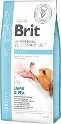 Brit Brit Grain-free Veterinary Obesity - sucha karma dla psów z nadwagą i otyłych 12 kg