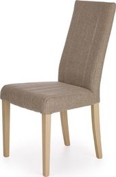  Selsey Krzesło tapicerowane Stepani dąb sonoma z beżowym