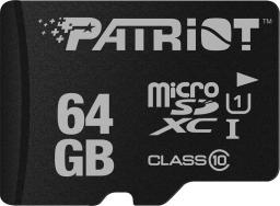 Karta Patriot LX Series MicroSDXC 64 GB Class 10 UHS-I/U1  (PSF64GMDC10)