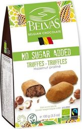  Belvas Belgijskie czekoladki trufle z orzechami laskowymi bez dodatku cukrów bezglutenowe Bio 100 g - Belvas