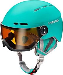 Head Kask z przyłbicą szybą HEAD Queen Turquoise 2018