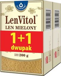 Oleofarm Len mielony LenVitol 1 + 1 dwupak 200 + 200g Oleofarm