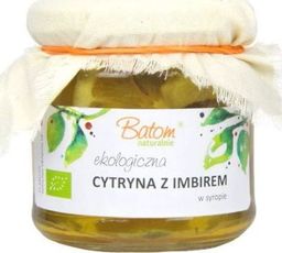  BATOM CYTRYNA Z IMBIREM W SYROPIE BIO 220 ml - BATOM