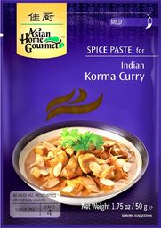 Asian Home Gourmet Pasta do indyjskiego Korma Curry 50g - Asian Home Gourmet uniwersalny