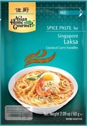  Asian Home Gourmet Pasta do singapurskiej zupy Laksa 60g - Asian Home Gourmet uniwersalny