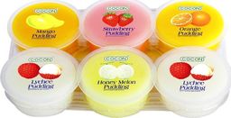 Cocon Pudding owocowy z Nata de Coco, różne smaki - 6 x 80g uniwersalny