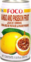  Foco Sok z owoców mango i marakui 350ml - Foco uniwersalny