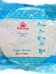 Hiep Long Papier ryżowy okrągły 22cm, 500g - Hiep Long uniwersalny