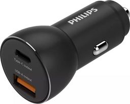 Ładowarka Philips 1x USB-A 1x USB-C 3 A  (DLP2521/00)
