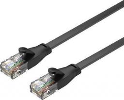  Unitek Kabel sieciowy płaski UTP Ethernet Cat.6 1m (C1809GBK)