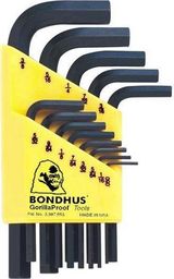  Bondhus Zestaw imbusów calowych ,050 - 3/8 BONDHUS - krótka [13 cz.]