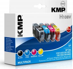 Tusz KMP KMP H108V Multipack BK/C/M/Y compatible with HP No. 364 - 1712,8005