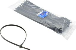 Geko Opaski zaciskowe nylonowe czarne 180x3.6mm UV 100szt. (250)