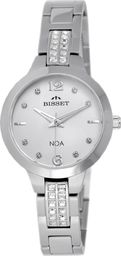 Zegarek Bisset Damski klasyczny zegarek Slim NOA BSBE77 SMSX 03BX (8877)