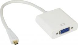Kabel LechPol 0.15m biały (KOM0844)