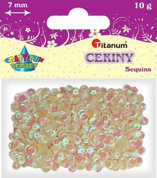 Titanum Cekiny 7mm perłowe białe