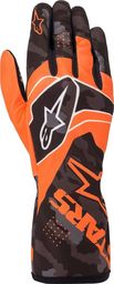 Alpinestars Rękawice kartingowe Alpinestars TECH-1 K RACE V2 CAMO pomarańczowe M